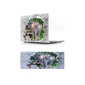 animal case 2 in 1 laptop matte hard case waterproof equipment case and keyboard cover 11 12 13 15 Touch bar