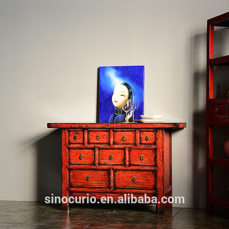 Beijing factory wholesale reproduction lacquered chinese antique furniture