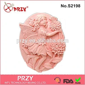 DIY handmade Chrysanthemum Fairy silicone soap molds for soap making