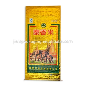 thai jasmine rice pp woven bag 23kg