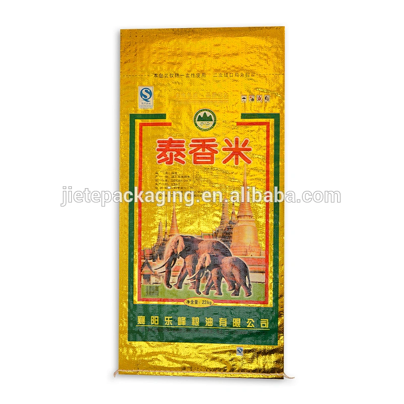 thai jasmine rice pp woven bag 23kg