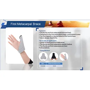 Orthopedic First Metacarpal Brace Hand Finger Splint