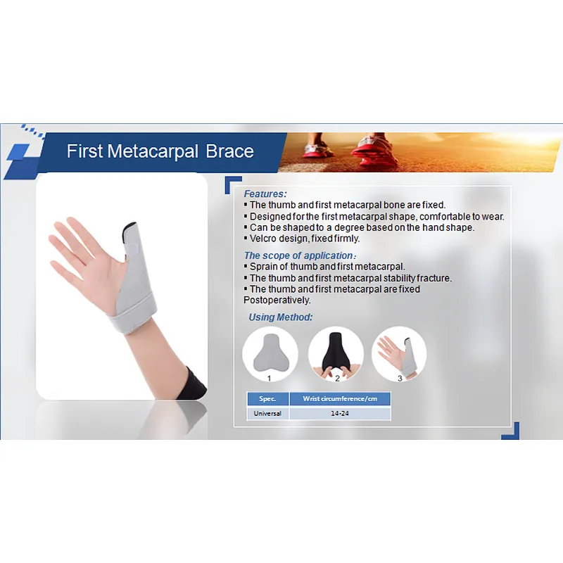 Orthopedic First Metacarpal Brace Hand Finger Splint