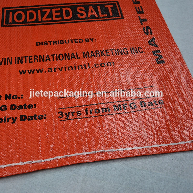 Supply professional red polypropylene bag for potato, sugar, salt