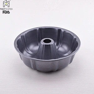 Carbon Steel Coating Non Stick Bundt Cake Pan With Chimney