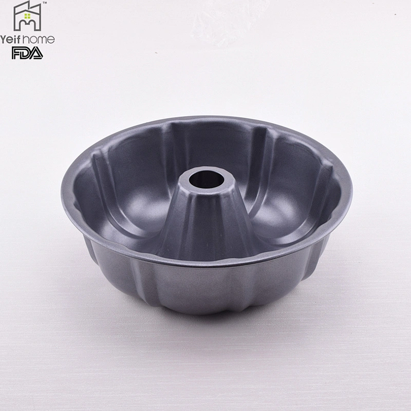 Carbon Steel Coating Non Stick Bundt Cake Pan With Chimney
