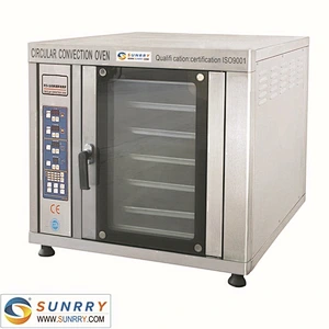 Industrial food production 5 trays hot air automatic bakery bread maker oven machine prices