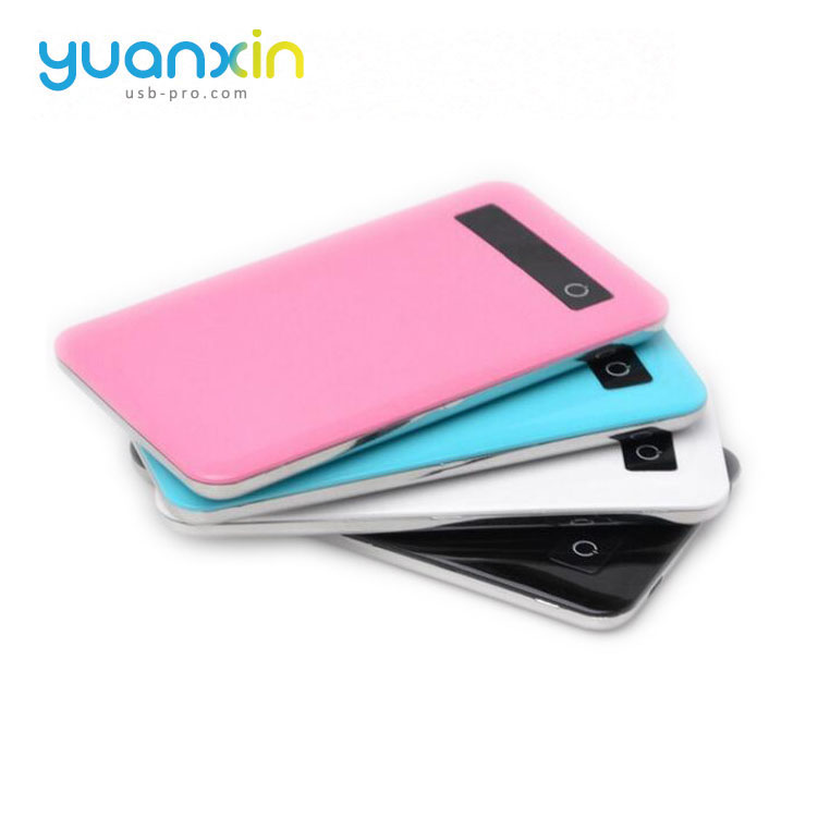 High Quality Credit Card Slim pokemon go Power Bank 4000Mah