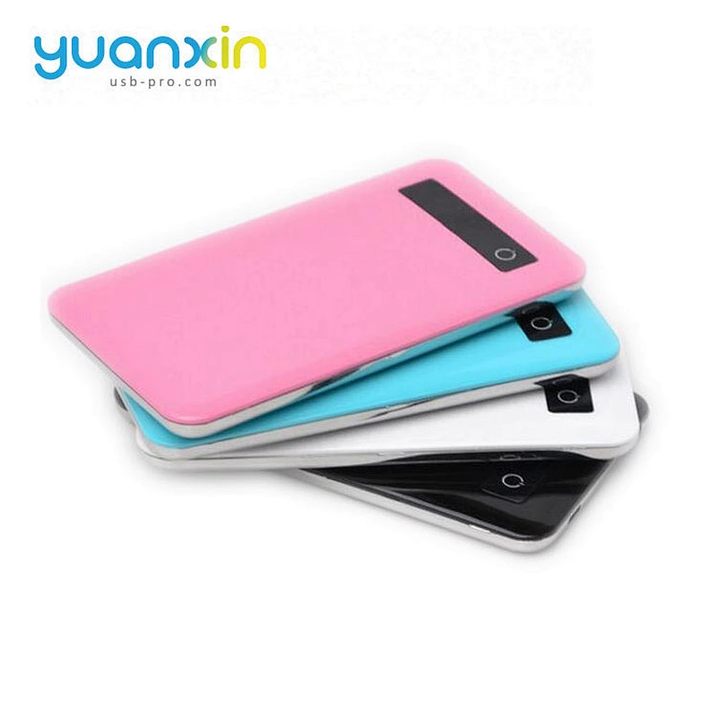 High Quality Credit Card Slim pokemon go Power Bank 4000Mah