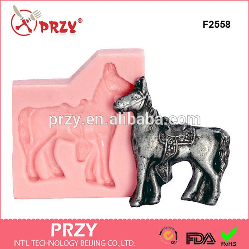 F2558 cowboy horse fondant mold Horse silicone mold - western cowboy fondant, chocolate, candy, food safe flexible mold