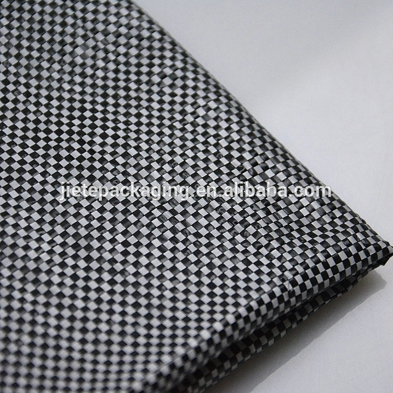black cheap pp woven empty coffee bean packaging bags factory