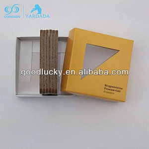 Durable promotional MDF cork paper doilies