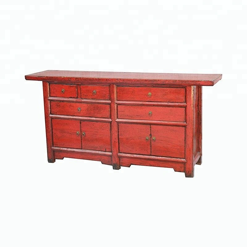 beijing chinese luxury antique lacquered old buffet furniture