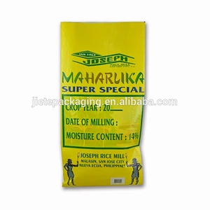 Video, High quality 100% virgin plastic material pp woven sack bags with color printing for packing hybrid rice seed 25kg