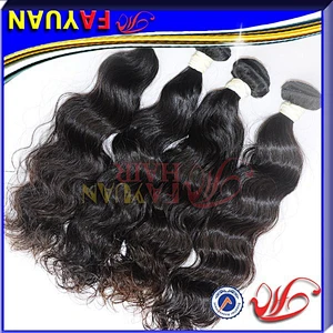 100% unprocessed raw deep wave hair natural color from Indian hair distributors in Guangzhou,China