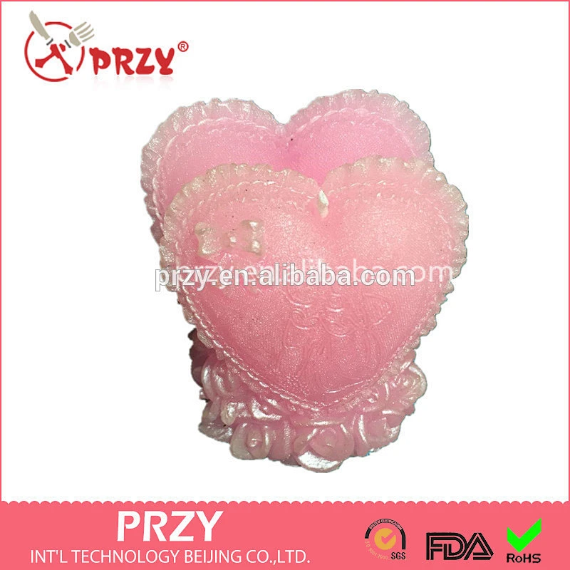 3D Heart Shaped Silicone Molds For Candle Soap Making,Resin Crafts Moulds