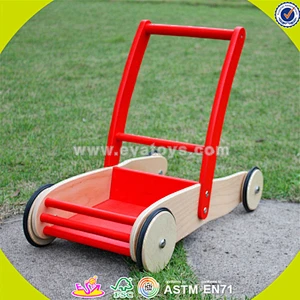 wholesale multi colored wooden blocks toy car for kids superior quality wooden blocks pull car toy for baby W13C014