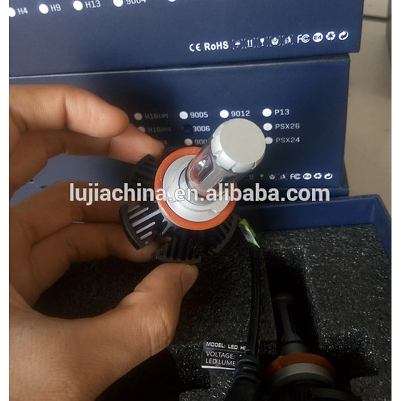 Factory wholesale X3 50W 6000lm 9006 H4 H7 H8 H9 H10 H11 9005 9007 car auto motorcycles LED headlight PK P9 G8 L7 cob LED bulbs
