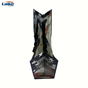Promotional  custom pp coated  laminated printed recycled plastic pp grocery non woven shopping bag eco-friendly