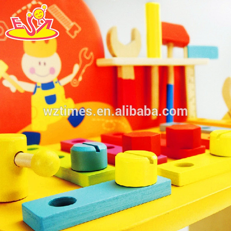 2018 großhandel holzwerkzeug set für kinder diy holzwerkzeug set für kinder neue mode holz werkzeugsatz für kinder