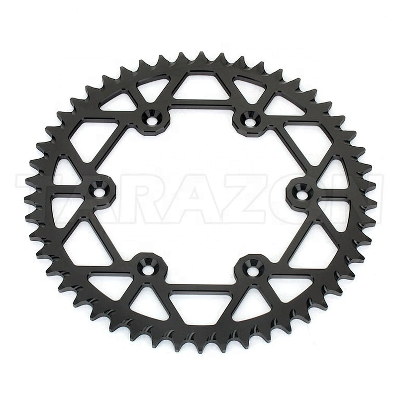 China wholesale aluminum alloy 7075 dirt bike rear sprocket for motorcycle
