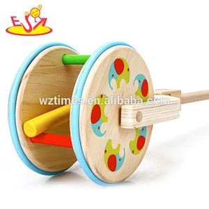 wholesale wholesale children wooden pull bell toy cheap kids wooden pull bell toy W05A016