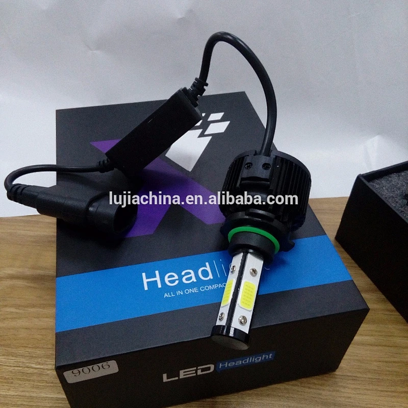X6 9006 high performance 72w12/ 24V cars accessories led headlight for Suzukii,MOTO Hondaa,hb3 hb4 9004 9005 9007 lighting bulbs