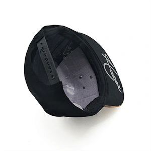 Best seller PU Printed Brim Plain Snapback Hats