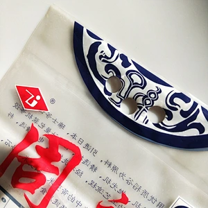 Custom cheap wholesale white transparent PE bag for rice packaging 5 kg