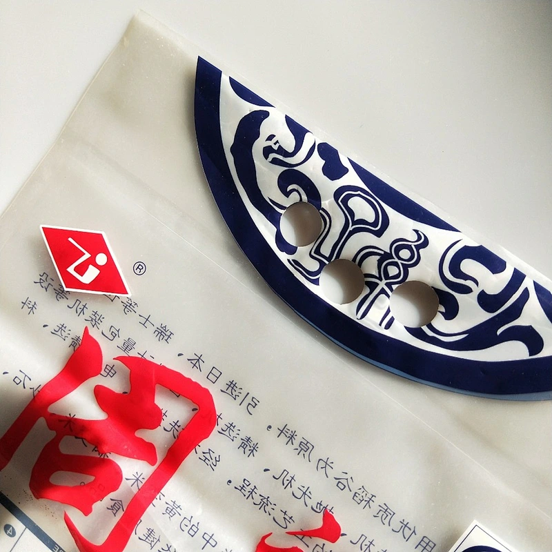 Custom cheap wholesale white transparent PE bag for rice packaging 5 kg