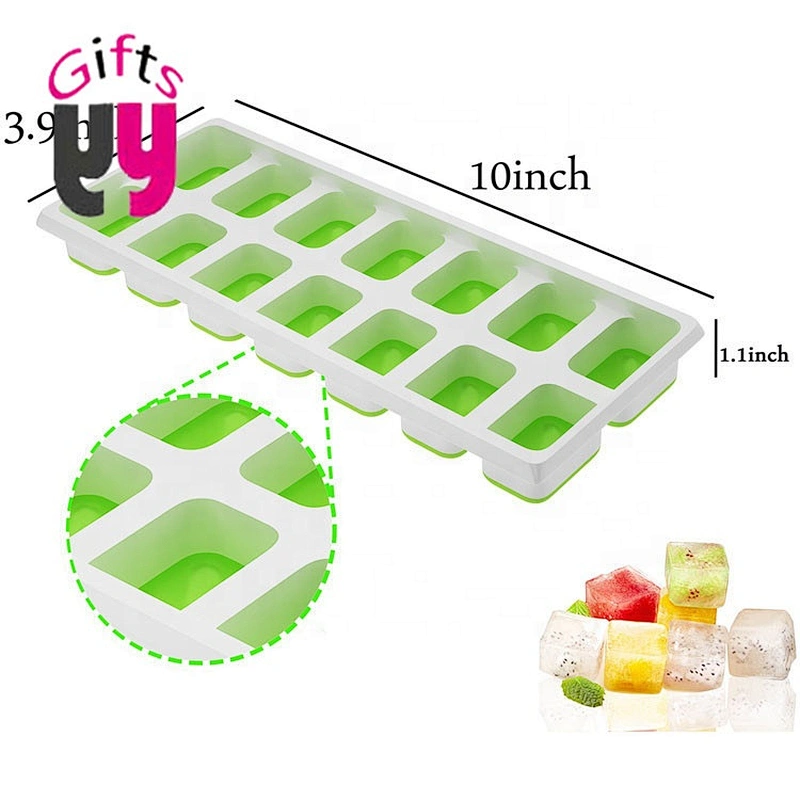 Silicone Ice Cube Trays Ice Cube Mold with Lid