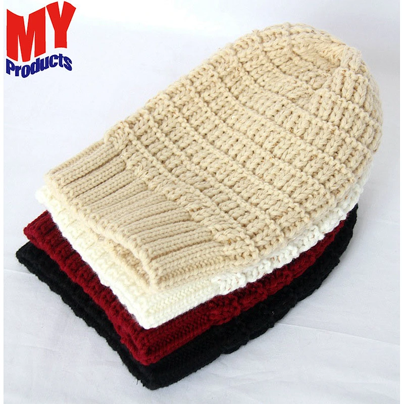 Unisex Beanie Winter Men Women Stocking Hat Beanies stripe Knitted Hiphop fleece beanie hat