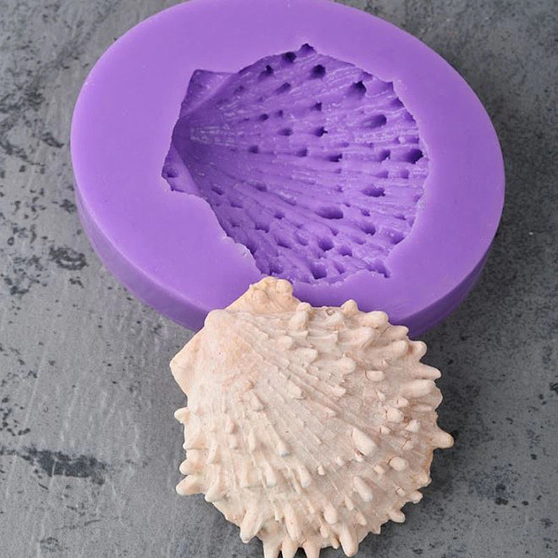 S9167 shells silicone molds DIY dondant cake molds rubber soap clay molds