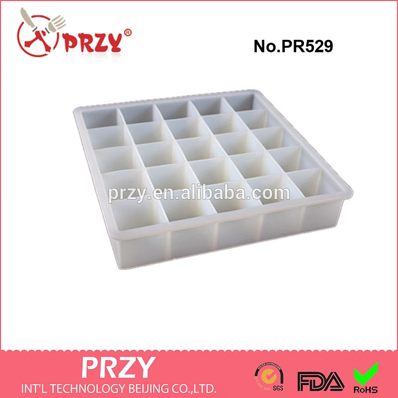 25 Cube Soap Silicone Mold,Handmade Soap Mold,Silicone Moulds For Soap