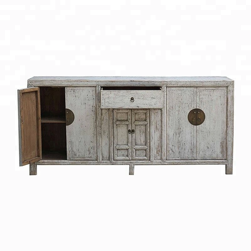 oriental chinese antique rustic drawer storage cabinet furniture