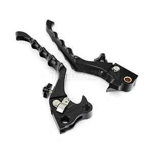 CNC Aluminum adjustable motorcycle brake clutch lever for Harley Davidson