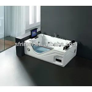 FOSHAN whirlpoo massage bathtub acrylic bath tubs with TV/DVD/RADIO k-8938