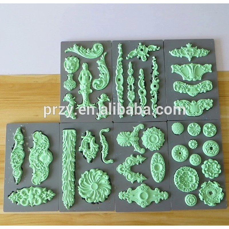 PRZY fondant silicone mold cake decoration mold sugar craft tools DIY handmade vintage art decor molds