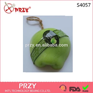 S4057 Apple supplier handmade soap mold silicone mould China fruit silicone mold