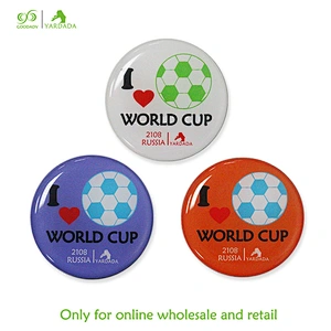 2018 I love football cup popular gifts crystal epoxy fridge magnet,personality fashion design in stock