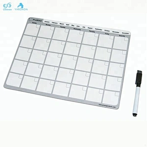 Small MOQ Magnetic Calendar Board with marker pen