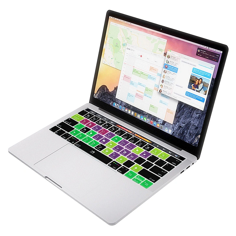 Ableton Live Shortcut Hot key US Keyboard Skin Silicone Cover for Mac Book New Pro 13 15 Retina with Touch Bar A1706 A1707