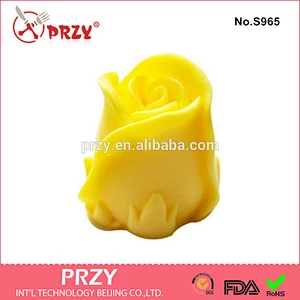 DIY valentine soap molds silicone rubber 3D rose soap mold
