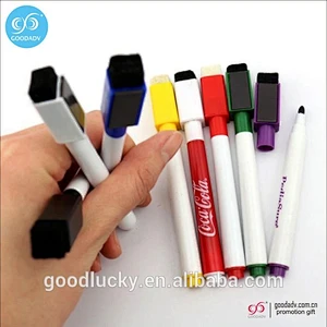 Classic White board marker with brush dry erase maker