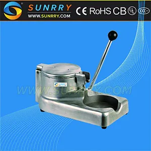 Manual hamburger meat patty machine with 100 mm in diameter meat patty forming machine (SUNRRY SY-MP100)