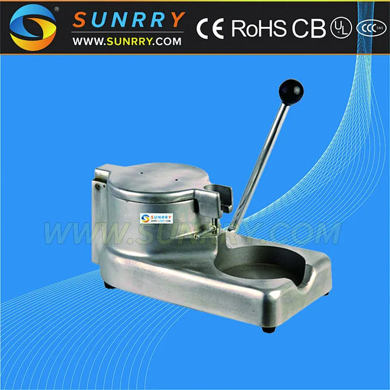 Manual hamburger meat patty machine with 100 mm in diameter meat patty forming machine (SUNRRY SY-MP100)