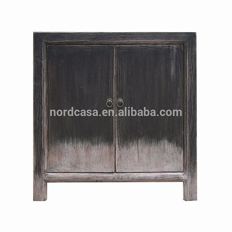 chinese antique black cabinet made in recycled wood