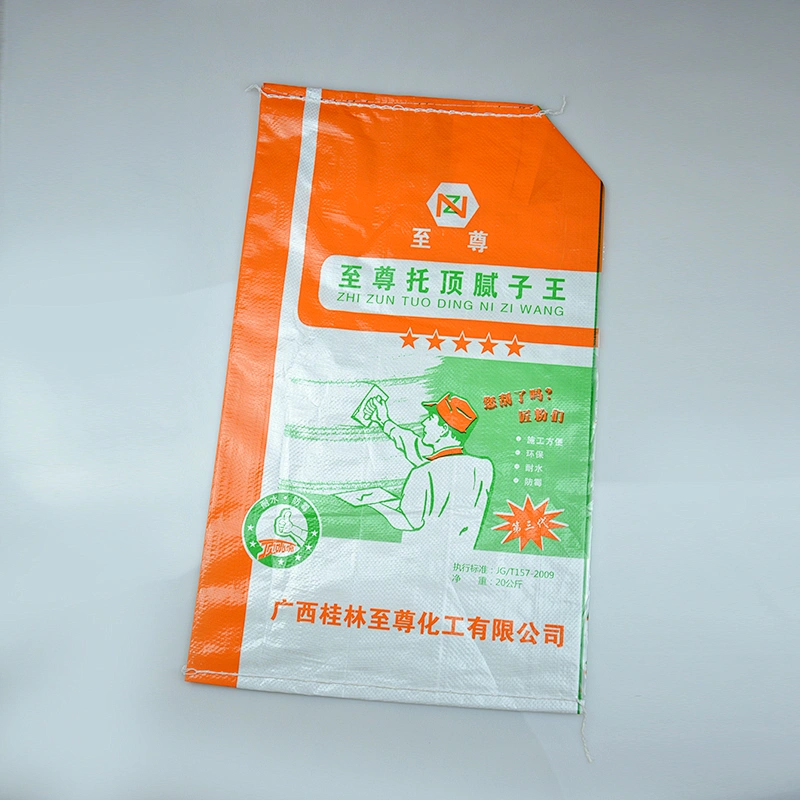20kg plastic pp woven valve bag packing manufacturer