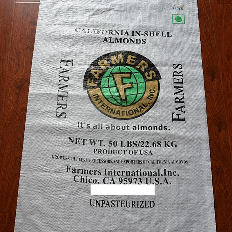 50lbs white pp woven seed nuts packaging bag for almonds,sunflower seed,corn