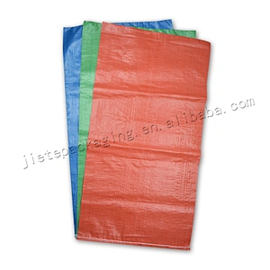 Construction use customized color plastic pp woven 25kg building sand bag